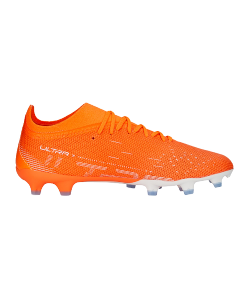 Puma Herren Ultra Match FG/AG Fußballschuh orange-weiß
