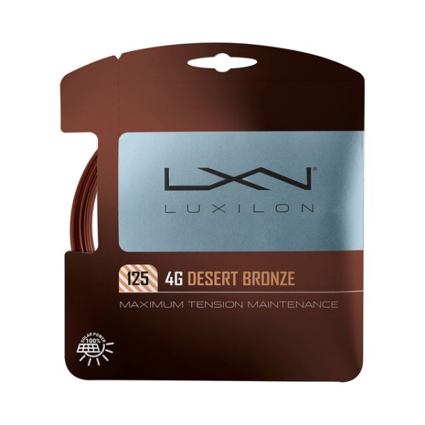 Luxilon 4G 12,2 m Saitenset desert-bronze