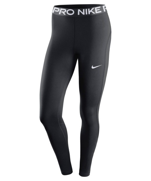 Nike Damen Pro Trainings Tight Leggings schwarz-weiß