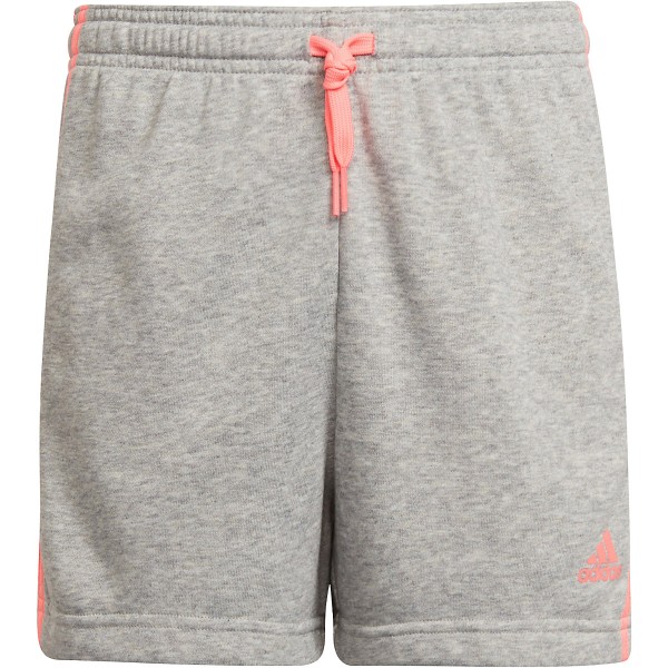 Adidas Mädchen Essentials 3-Streifen Short grau