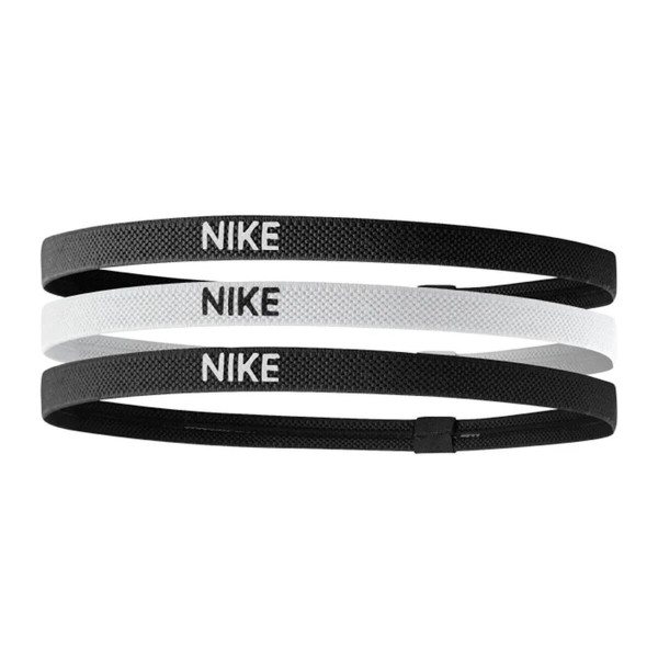 Nike Elastic Headband Stirnband 3er Pack schwarz-weiß