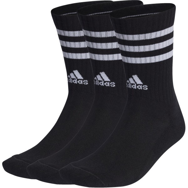 Adidas 3S Cushioned Crew Socken schwarz-weiß