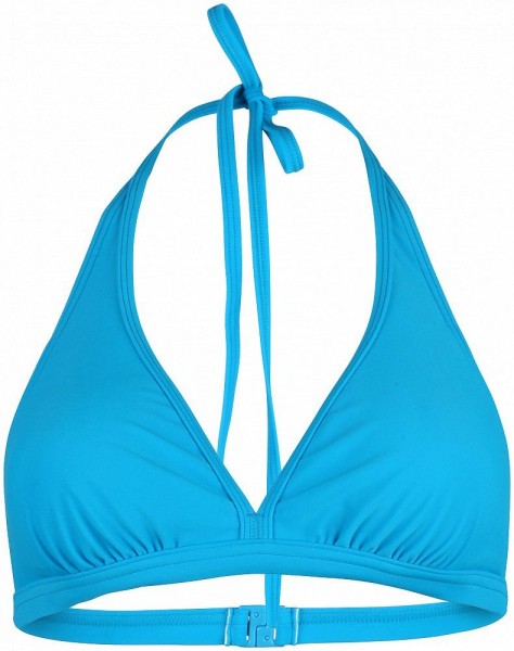 Stuf Damen Solid 1-L Neckholder Bikini Top blau