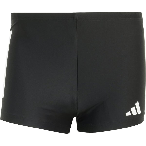 Adidas Herren 3 Streifen Boxer Badehose schwarz