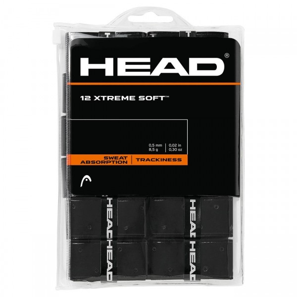 Head Xtreme Soft 12er Overgrip Griffbänder schwarz