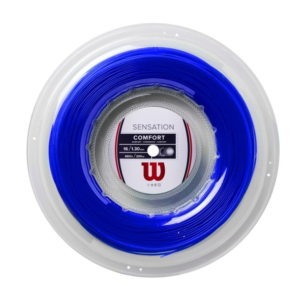 Wilson Sensation Comfort 200m Saitenrolle 1,30 mm blau