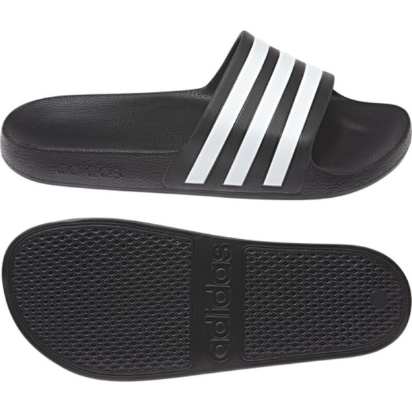 Adidas Aqua Adiletten Badelatschen schwarz-weiß