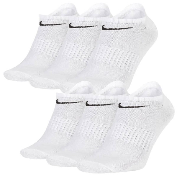 Nike Everyday Lightweight Sportsocken Füsslinge 6er Pack weiß