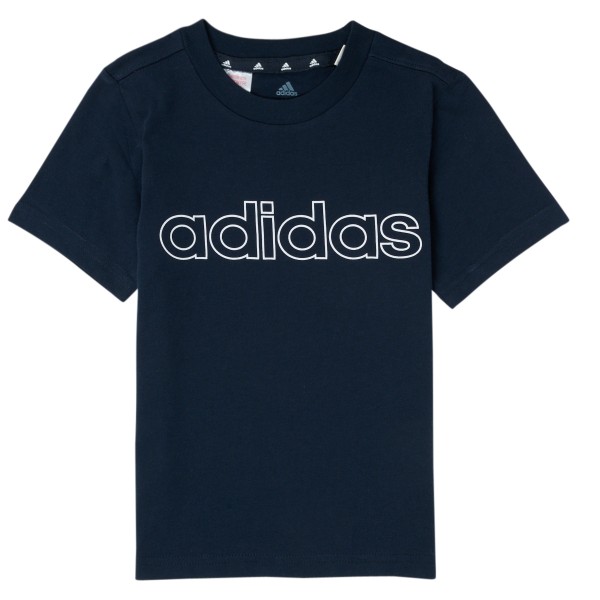 Adidas Kinder Lin T-Shirt Freizeitshirt dunkelblau