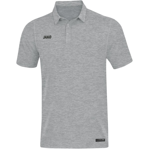 Jako Herren Premium Basics Poloshirt hellgrau meliert