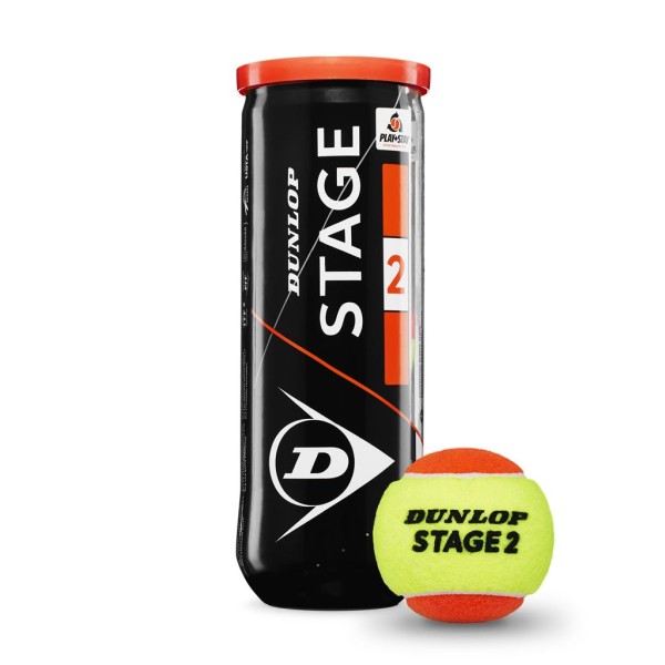 Dunlop Stage 2 Tennisbälle 3er Dose orange