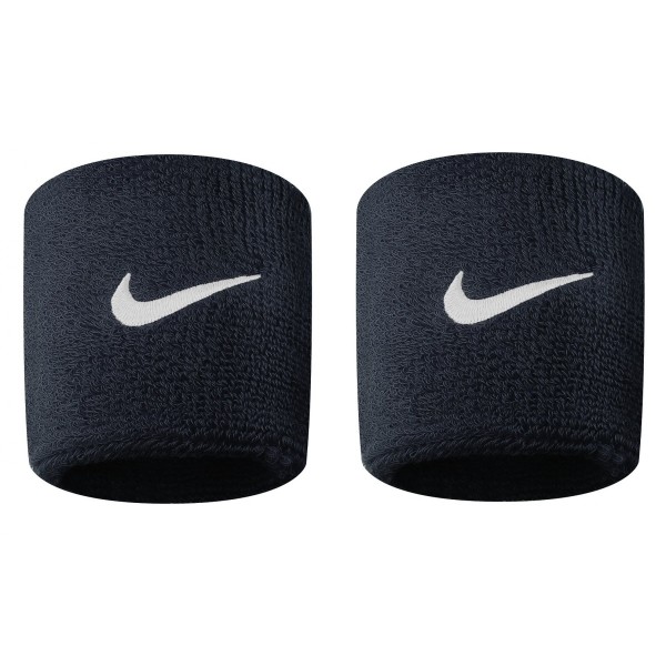 Nike Swoosh Schweißband 2er Pack schwarz-weiß