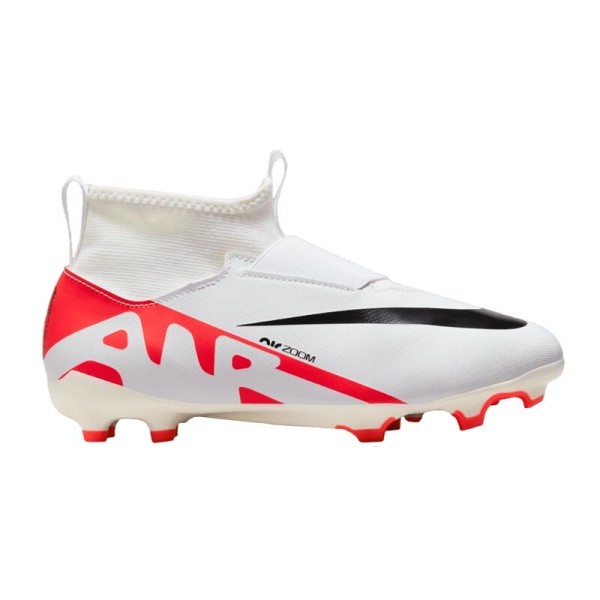 Nike Kinder Mercurial Superfly 9 Fußballschuh weiß-rot-schwarz