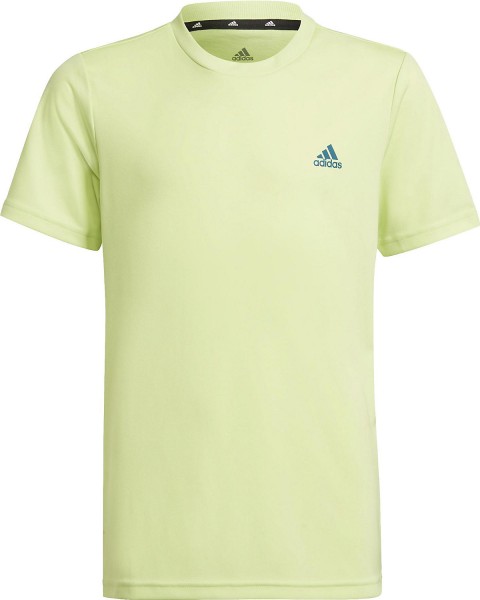 Adidas Kinder Designed 2 Move SL T-Shirt Sportshirt lime
