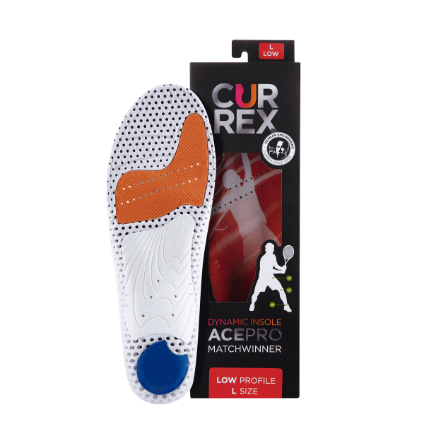 Currex Ace Pro Tennis Einlegesohle low rot