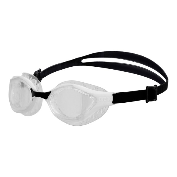 Arena Unisex Air- Bold Swipe Schwimmbrille transparent-schwarz-weiß