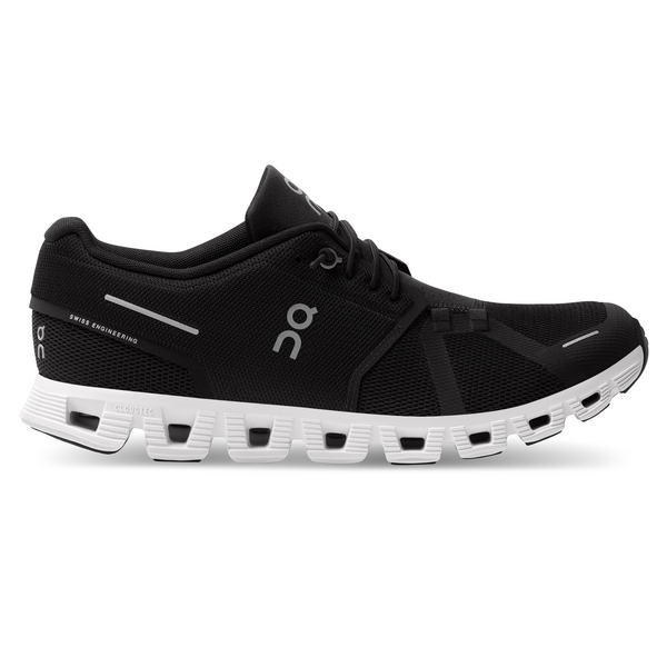 ON Herren Cloud 5 Laufschuh Freizeitschuh black-white