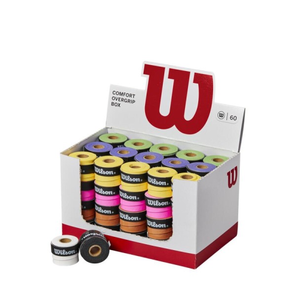 Wilson Ultra Overgrip Griffbänder 60er Box mehrfarbig