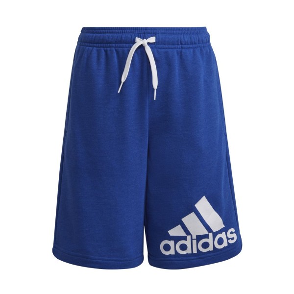 Adidas Jungen Big Logo Sweatshort Trainingsshort blau-weiß