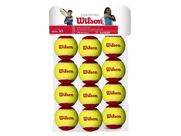 Wilson Starter Red Balls 12er Stage 3 Tennisbälle
