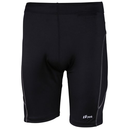 York Herren NOS Bill 3-M Laufhose kurz schwarz