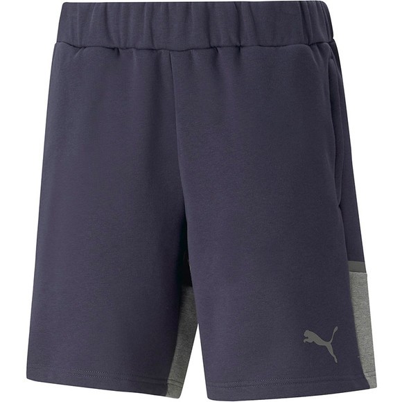 Puma Herren teamCup Casuals Short Sweatshort dunkelblau