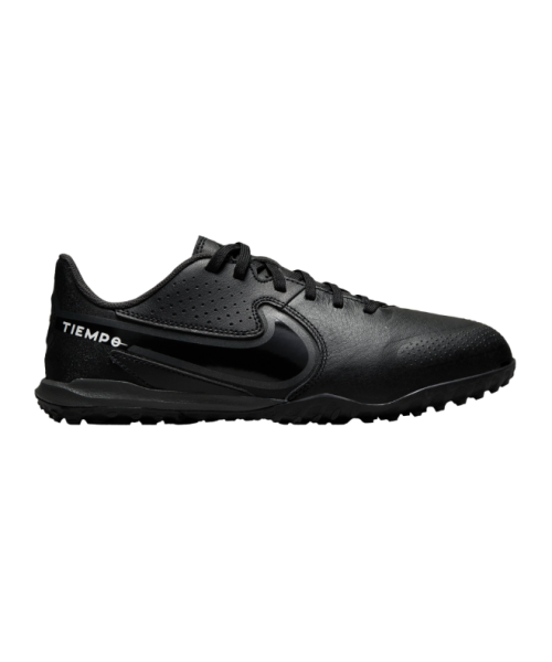 Nike Kinder Tiempo Legend 9 TF Fußballschuh schwarz