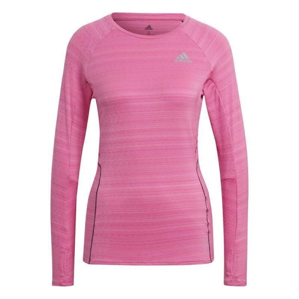 Adidas Damen Adi Runner Longsleeve Laufshirt pink