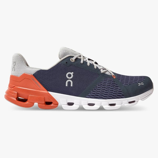 ON Herren Cloudflyer Laufschuh Freizeitschuh midnight-rust