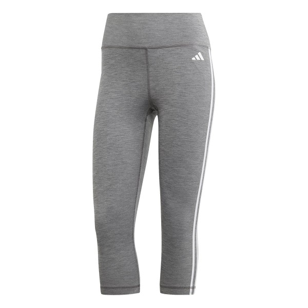 Adidas Damen Train Essentials 3-Streifen 3/4 Tight Leggings grau