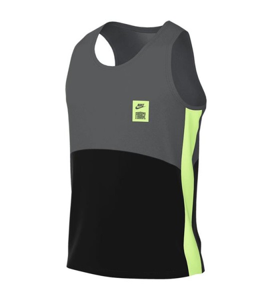 Nike Herren Dri-Fit Starting 5 Basketballshirt Tanktop grau-schwarz-grün