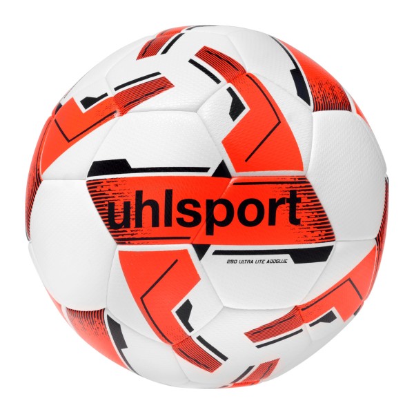 Uhlsport Addglue Ultra Light 290 Fußball weiß-fluo orange