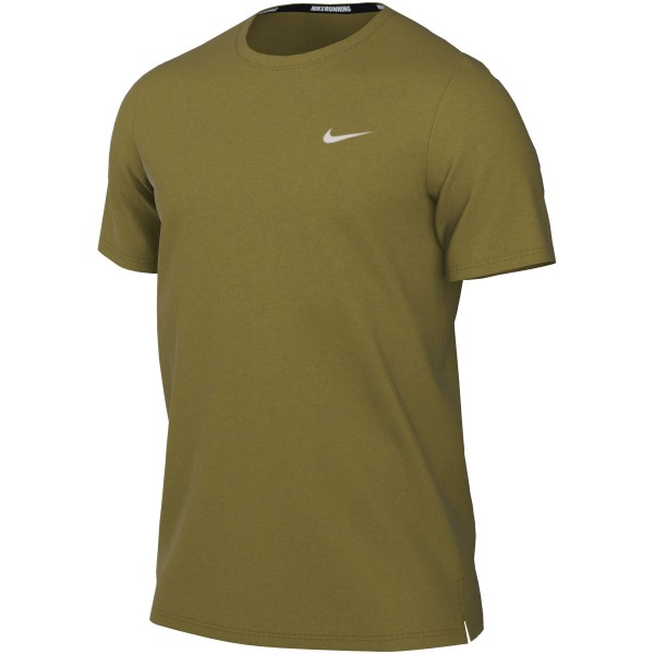 Nike Herren Dri-Fit UV Miler Laufshirt Trainingsshirt olivgrün