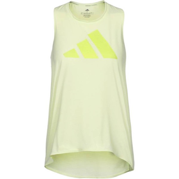 Adidas Damen Performance WTR 3-Streifen Logo Tanktop Funktionsshirt hellgrün