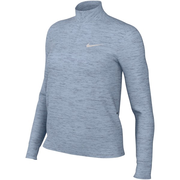 Nike Damen Dri-Fit Swift Element UV Langarmshirt Laufoberteil hellblau