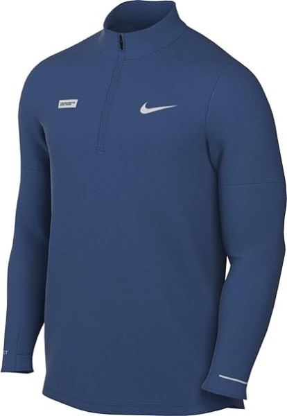 Nike Herren Element Flash Langarmshirt Laufoberteil blau