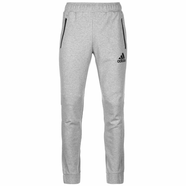 Adidas Herren Designed to Move Sport Motion Logo Trainingshose Sporthose grau