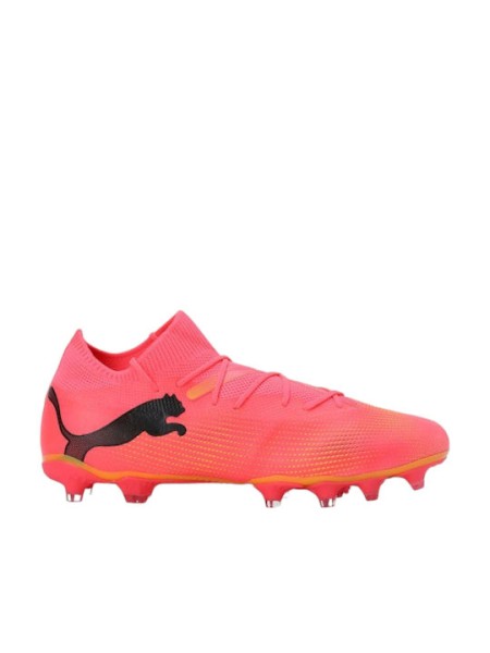 Puma Herren Future Match 7 FG/AG Fußballschuh pink-schwarz