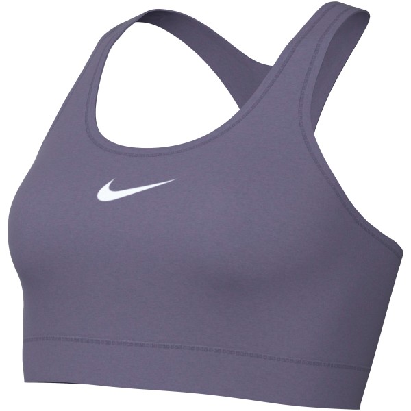 Nike Damen Dri-Fit Swoosh Bra Sport BH lila