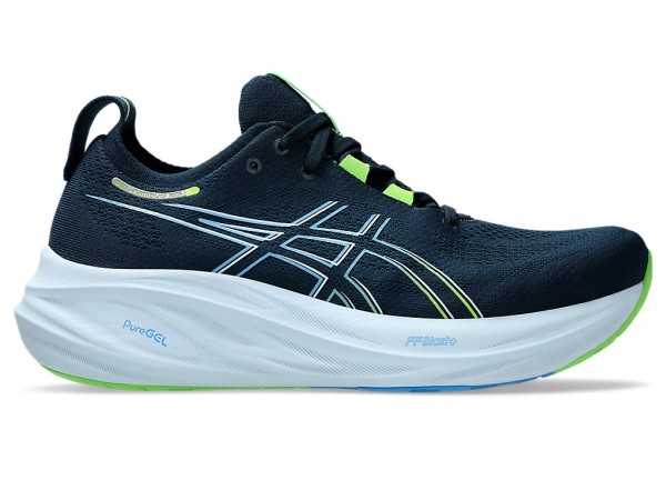 Asics Herren Gel-Nimbus 26 Laufschuh dunkelblau-eisblau