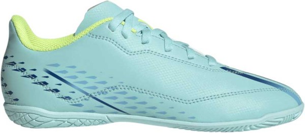 Adidas Kinder X Speedportal 4 Fußballschuh Hallenschuh hellblau