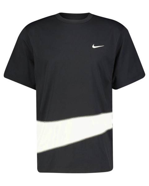 Nike Herren Dri-Fit UV Hyverse Sportshirt Trainingsshirt schwarz-weiß