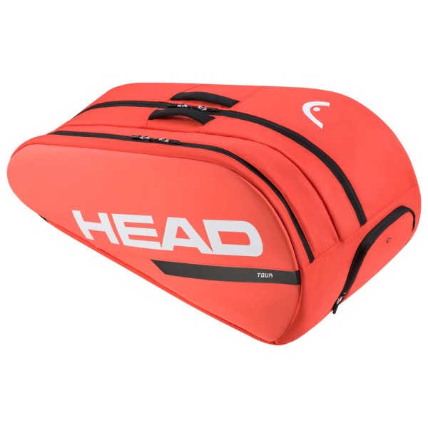 Head Tour Racquet Bag L 9er Schlägertasche Tennistasche rot-weiß
