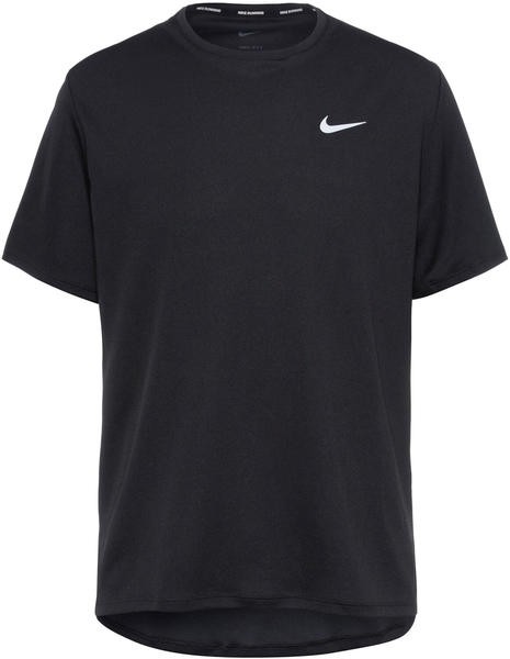 Nike Herren Dri-Fit UV Miler Laufshirt Sportshirt schwarz