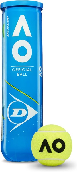 Dunlop Australien Open 4er Dose Tennisbälle
