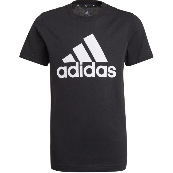 Adidas Jungen Big Logo T-Shirt Freizeitshirt schwarz-weiß