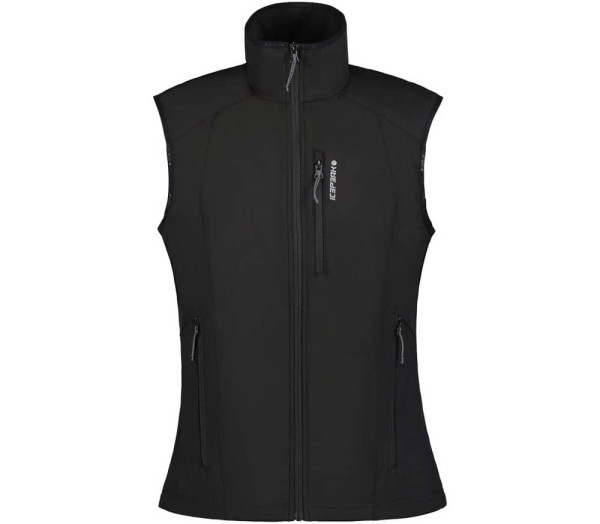 Icepeak Herren Bogata Softshellweste Funktionsweste schwarz