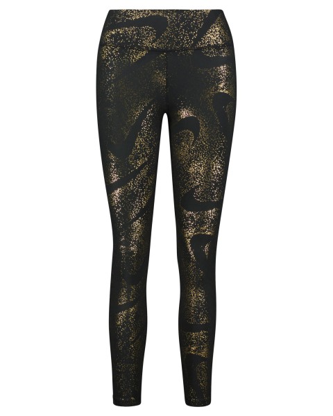 Nike Damen One Dri-Fit Pro Tight Leggings schwarz-gold