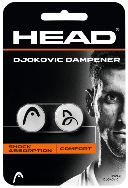 Head Djokovic Dampener Vibrationsdämpfer weiss-schwarz