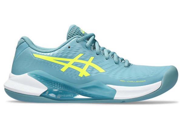 Asics Damen Gel-Challenger 14 Indoor Tennisschuh hellblau-gelb